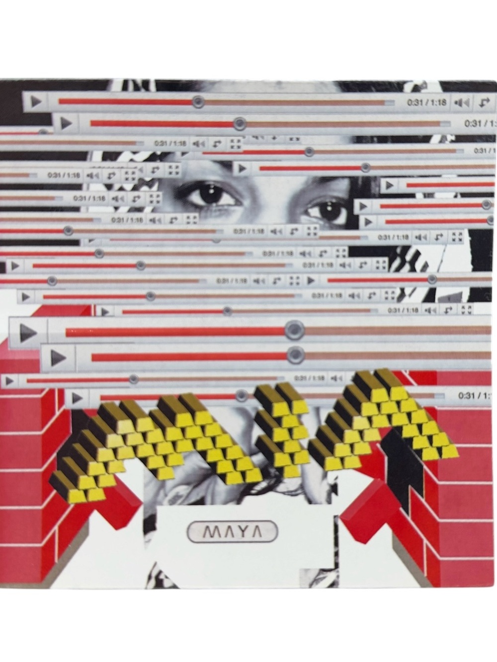 M.I.A. Maya Album Promo Sticker 2010 Diplo Hip-Hop Dance